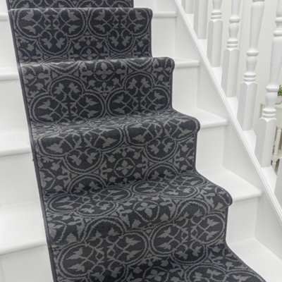 Mosaic Stair RunnerSoft & Durable Carpet Runner For Stairs & StaircasesMultiple Lengths from B&Q