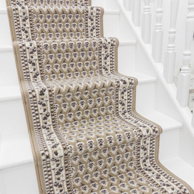 Peacock Stair RunnerSoft & Durable Carpet Runner For Stairs & StaircasesMultiple Lengths from B&Q