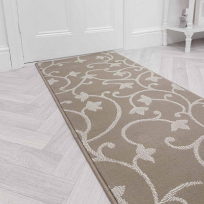 Vines Hallway Runner RugSoftComfortable & Durable Carpet For HallKitchen & Corridor from B&Q