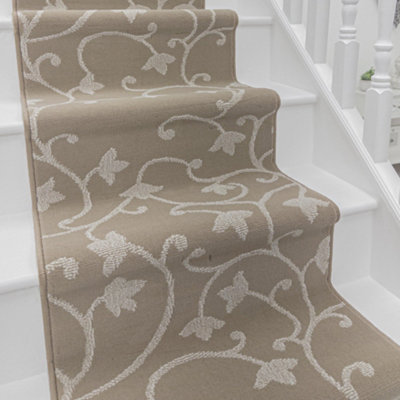 Vines Stair RunnerSoft & Durable Carpet Runner For Stairs & StaircasesMultiple Lengths from B&Q