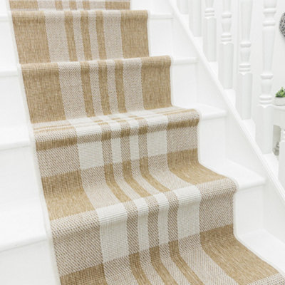 Chequered Stair RunnerReversibleDurable & Hardwearing Carpet For Stairs & StaircasesMultiple Lengths from B&Q