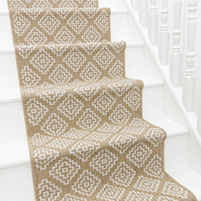 Olmec Stair RunnerReversibleDurable & Hardwearing Carpet For Stairs & StaircasesMultiple Lengths from B&Q