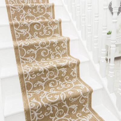 Ivy Stair RunnerReversibleDurable & Hardwearing Carpet For Stairs & StaircasesMultiple Lengths from B&Q