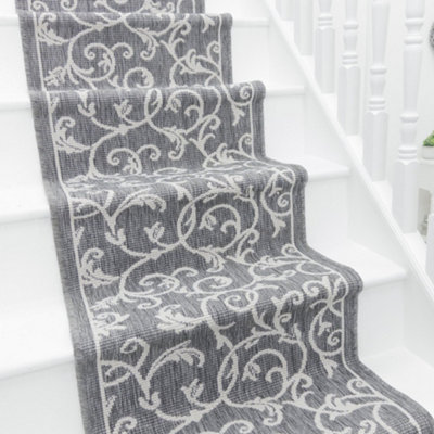 Ivy Stair RunnerReversibleDurable & Hardwearing Carpet For Stairs & StaircasesMultiple Lengths from B&Q