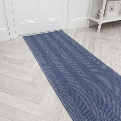 Stripes Indoor/outdoor Hallway Runner RugDurableReversible & Hardwearing Carpet For Home Or Garden from B&Q