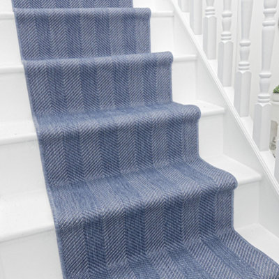 Stripes Stair RunnerReversibleDurable & Hardwearing Carpet For Stairs & StaircasesMultiple Lengths from B&Q
