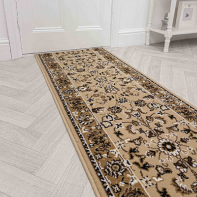 Traditional Hallway Runner RugSoftComfortable & Durable Carpet For HallKitchen & Corridor from B&Q