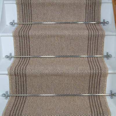 Natura Stair RunnerHardwearingNon-Slip & Durable Carpet For Stairs & StaircasesMultiple Lengths from B&Q