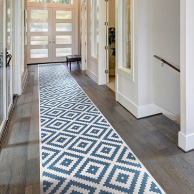 Blue Lagoon Indoor/outdoor Hallway Runner RugDurableReversible & Hardwearing Carpet For Home Or Garden from B&Q