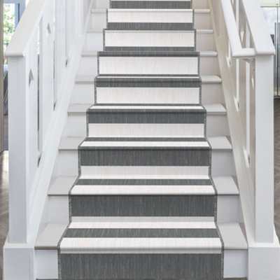 Long Island Stair RunnerReversibleDurable & Hardwearing Carpet For Stairs & StaircasesMultiple Lengths from B&Q