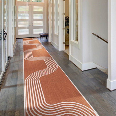 Tequila Sunrise Indoor/outdoor Hallway Runner RugDurableReversible & Hardwearing Carpet For Home Or Garden from B&Q