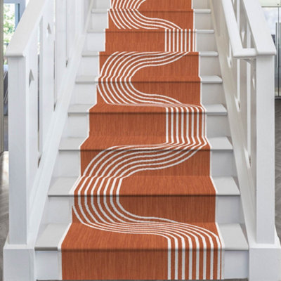 Tequila Sunrise Stair RunnerReversibleDurable & Hardwearing Carpet For Stairs & StaircasesMultiple Lengths from B&Q