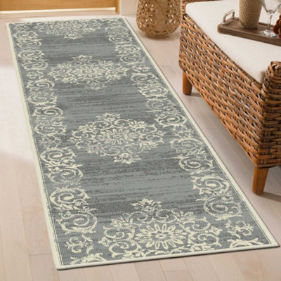 Bayeux Hallway Runner RugSoftComfortable & Durable Carpet For HallKitchen & Corridor from B&Q