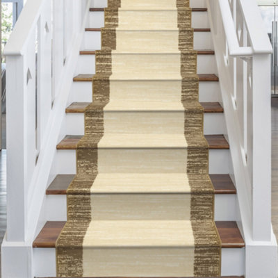 Morning Mist Stair RunnerSoft & Durable Carpet Runner For Stairs & StaircasesMultiple Lengths from B&Q