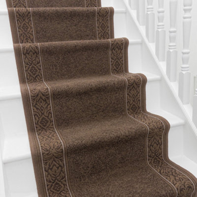 St Tropez Stair RunnerHardwearingNon-Slip & Durable Carpet For Stairs & StaircasesMultiple Lengths from B&Q