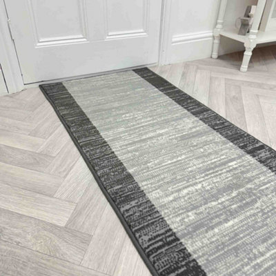 Morning Mist Hallway Runner RugSoftComfortable & Durable Carpet For HallKitchen & Corridor from B&Q