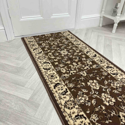 Traditional Hallway Runner RugSoftComfortable & Durable Carpet For HallKitchen & Corridor from B&Q