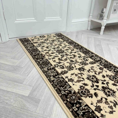 Traditional Hallway Runner RugSoftComfortable & Durable Carpet For HallKitchen & Corridor from B&Q