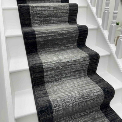 Morning Mist Stair RunnerSoft & Durable Carpet Runner For Stairs & StaircasesMultiple Lengths from B&Q