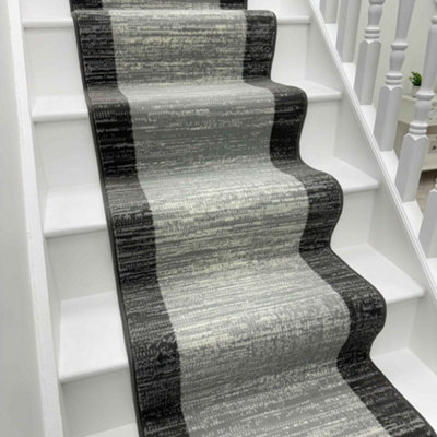 Morning Mist Stair RunnerSoft & Durable Carpet Runner For Stairs & StaircasesMultiple Lengths from B&Q