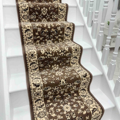 Traditional Stair RunnerSoft & Durable Carpet Runner For Stairs & StaircasesMultiple Lengths from B&Q
