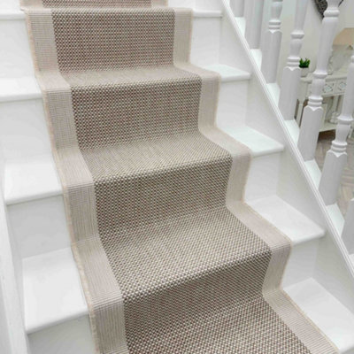 Vichy Stair RunnerReversibleDurable & Hardwearing Carpet For Stairs & StaircasesMultiple Lengths from B&Q