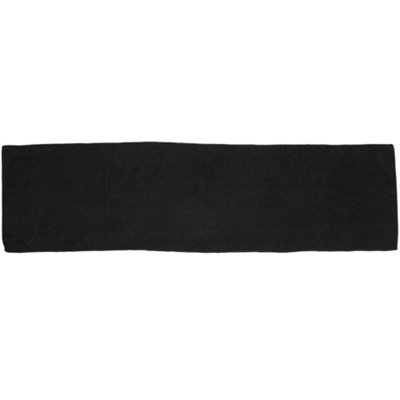 Towel City Microfibre Sports Towel Black (One Size) from B&Q