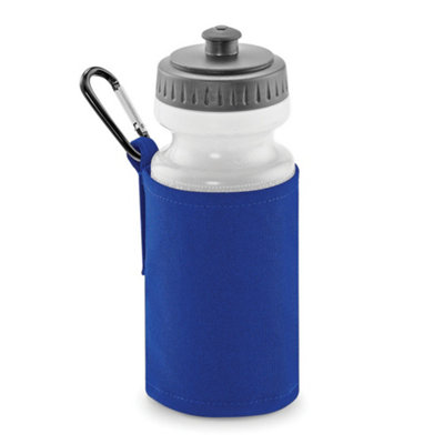 Quadra Water Bottle And Fabric Sleeve Holder Bright Royal (One Size)
