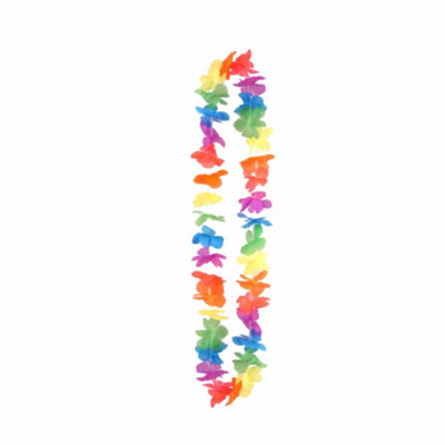 Henbrandt Lei Hula Party Necklaces (Pack Of 24) Multicoloured (One Size) from B&Q