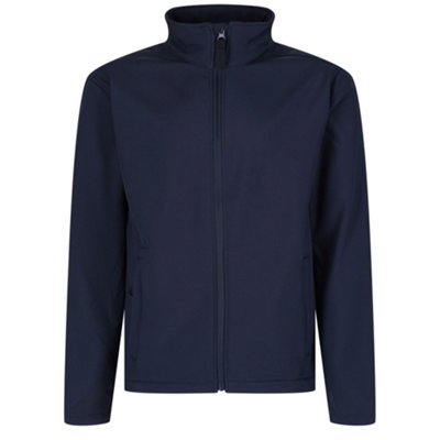  - Regatta Professional Reid Mens Softshell Wind Resistant Water Repellent Jacket Navy (S Uk)