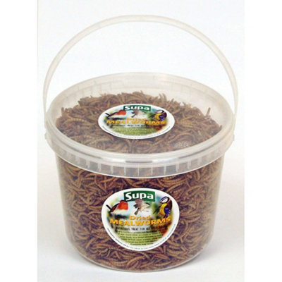 Supa Bucket Of Freeze Dried Mealworms For Birds May Vary (3L) from B&Q
