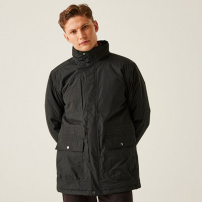 B&Q -  Professional Darby Iii Insulated Parka Jacket Black