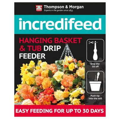Thompson & Morgan Hanging Basket & Tub Drip Feeder 30Ml Bottle X 6 from B&Q
