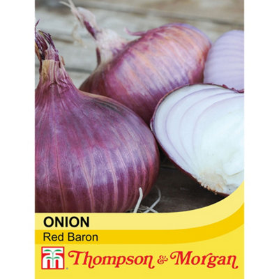 B&Q -  Onion Red Baron 1 Seed Packet (175 Seeds)