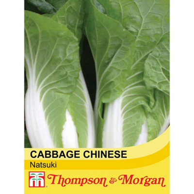 Thompson & Morgan Cabbage Chinese Natsuki F1 Hybrid 1 Seed Packet (30 Seeds) from B&Q