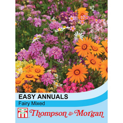 Thompson & Morgan Wildflower Annuals Fairy Mixed 1 Packet (1000 Seeds) from B&Q