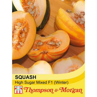 B&Q -  Squash (Winter) High Sugar Mixed F1 1 Seed Packet (10 Seeds)