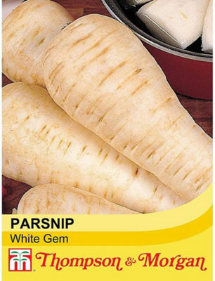 Thompson & Morgan White Parsnip Gem Seed Packet (300 Seeds) Size 1