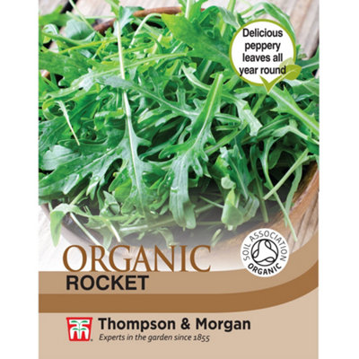 Thompson & Morgan Organic Herb Rocket 1 Seed Packet 450 Seeds from B&Q