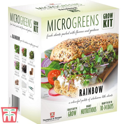 Thompson & Morgan Seed Grow Kit Microgreens Rainbow from B&Q