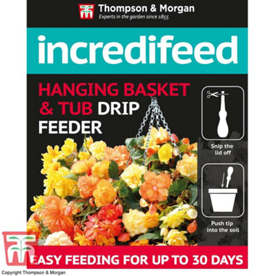 Thompson & Morgan Incredifeed Hanging Basket & Tub Drip Feeder X 10 from B&Q