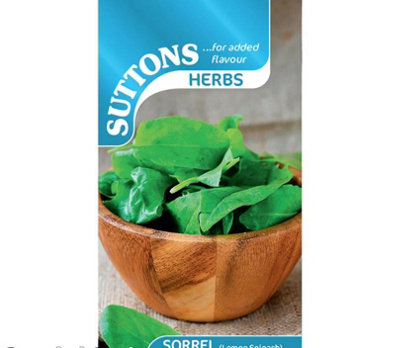 Suttons Seeds Herb Sorrel Volare 1 Seed Packet Grow Your Own from B&Q