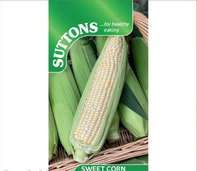 Suttons Seeds Sweetcorn Eden F1 1 Seed Packet Grow Your Own from B&Q