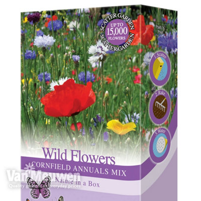 Thompson & Morgan Scatter Seed Pack Wild Flowers Cornfield Annuals Mix 1 Pack (200G . 15G Of Seed) from B&Q