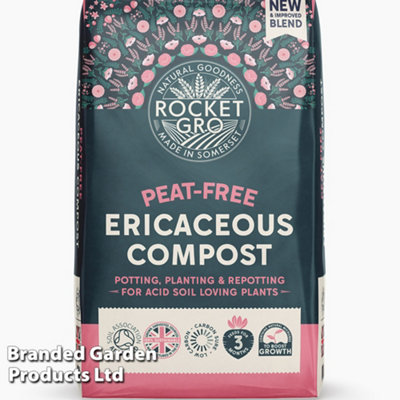 Thompson & Morgan Rocketgro Peat-Free Ericaceous Compost 40 Litre X 1 Unit