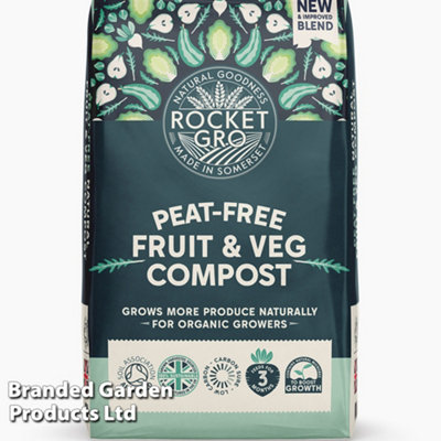 Thompson & Morgan RocketGro Fruit and Vegetable Compost 50L - 100% Organic - Peat-Free - 3 Month Feed - Image 6