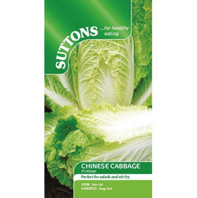 Suttons Seeds Chinese Cabbage Hilton 1 Packet from B&Q