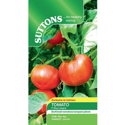 Suttons Seeds Tomato F1 Big League 1 Packet Seeds from B&Q