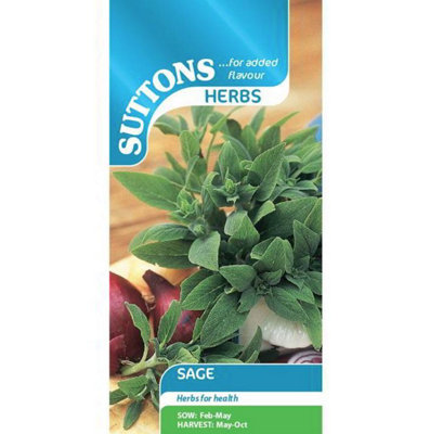 Suttons Seeds Herb Sage 1 X Seed Packet from B&Q
