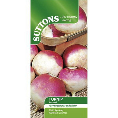Suttons Seeds Turnip Armand 1 X Seed Packet from B&Q